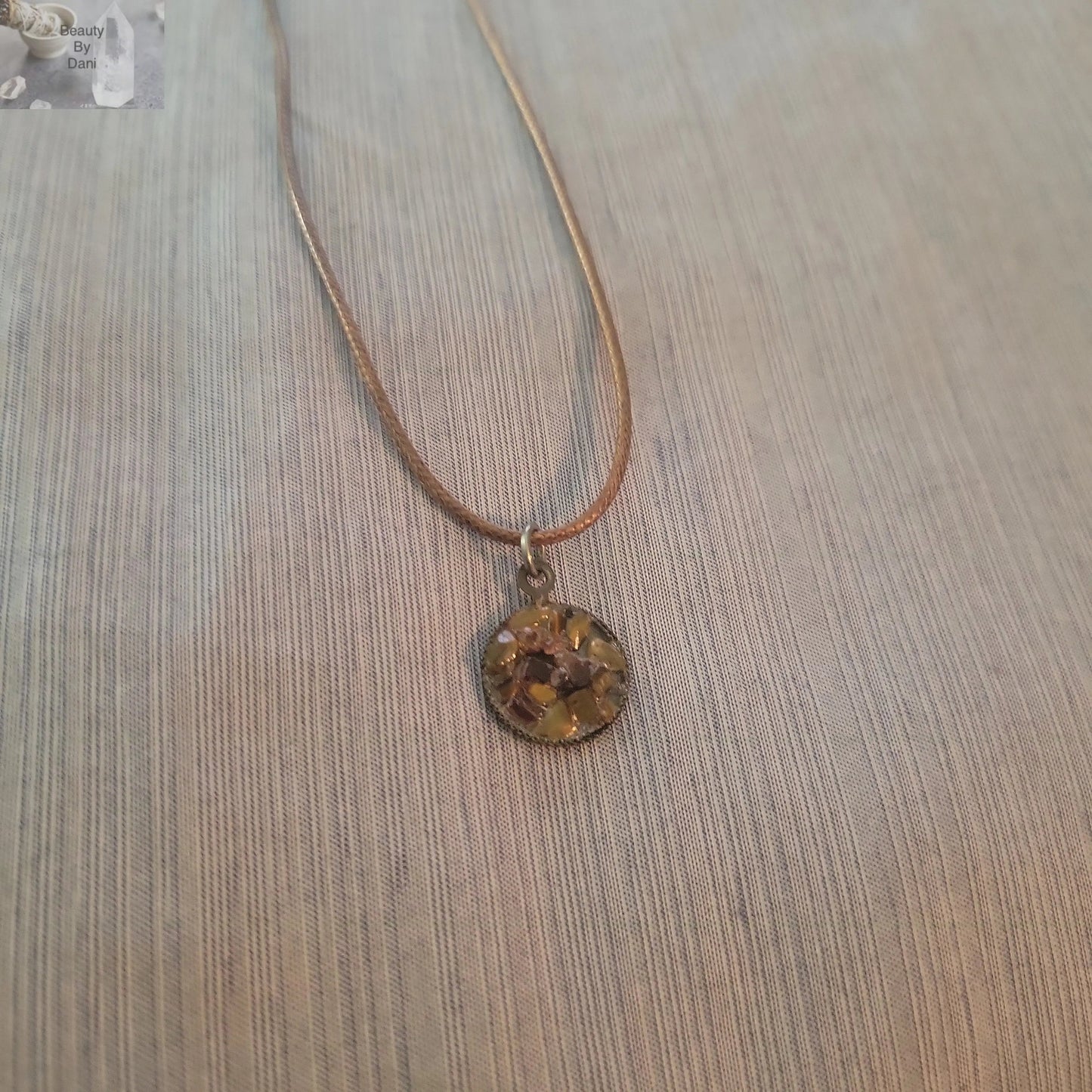 Tiger's Eye Small Pendant Necklace