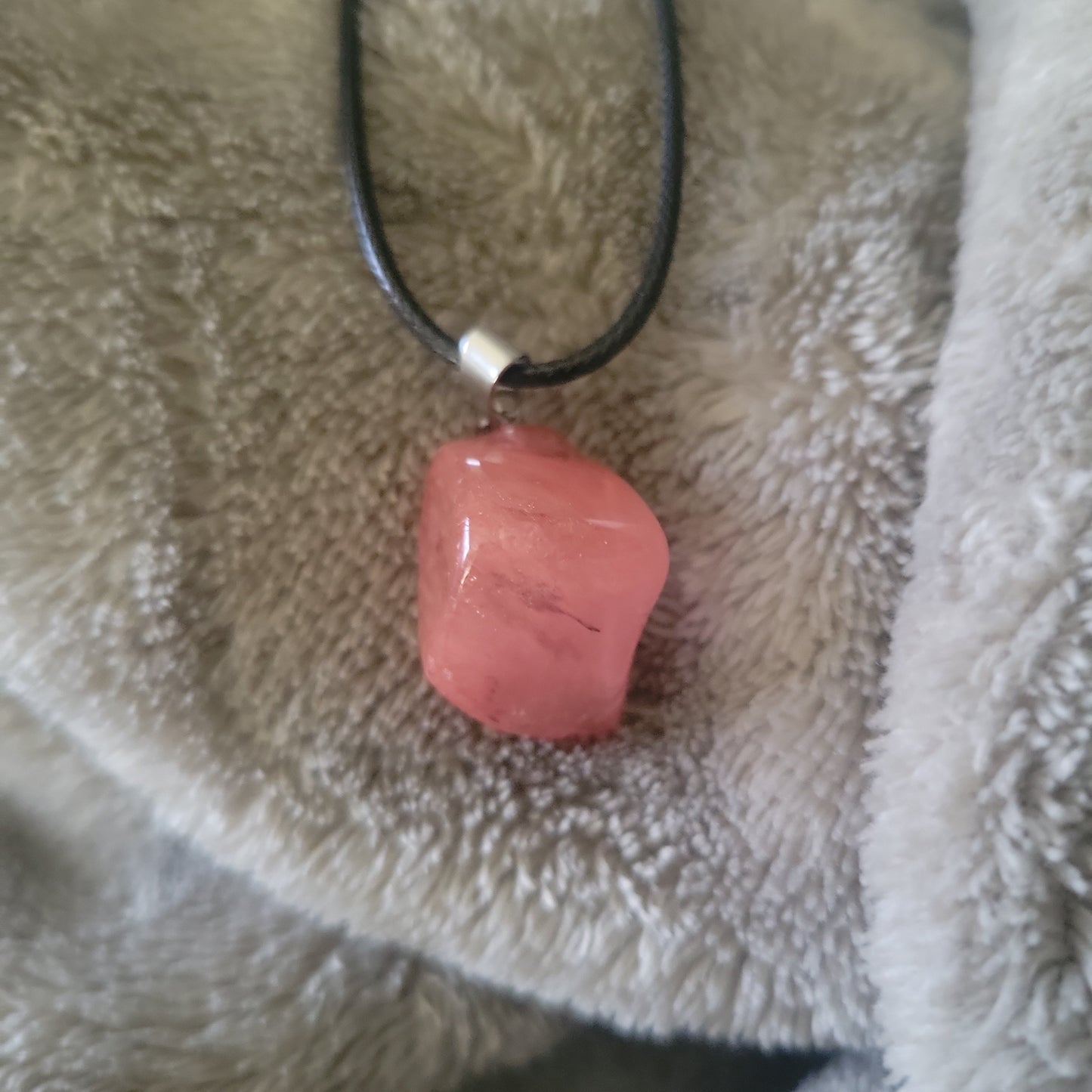 Strawberry Quartz Healing Necklace