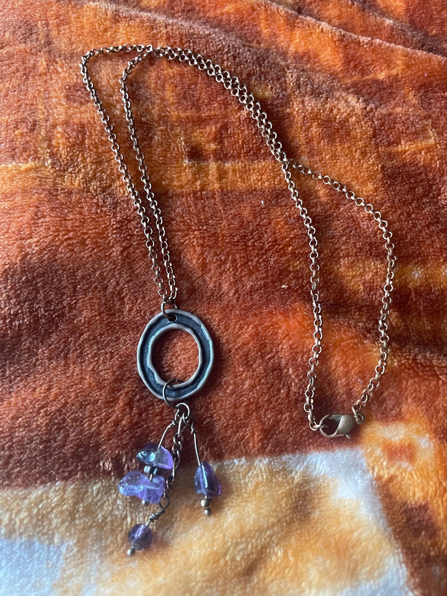 Elegant Amethyst Protection Necklace
