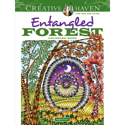 Creative Haven Entangled Forest Coloring Book