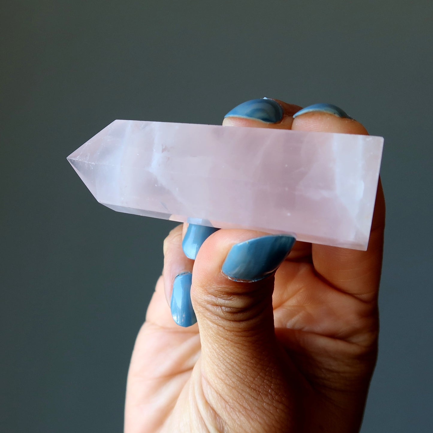 Rose Quartz Tower Wand Point Love Pink Crystal
