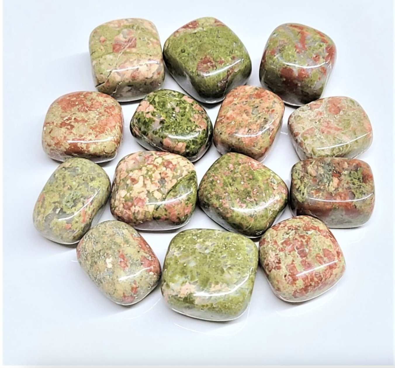 Unakite Tumbled Pocket Stone