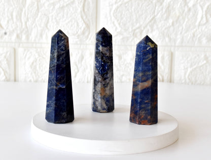 Healing Obelisk | Sodalite | Crystal Tower | Crystal Point
