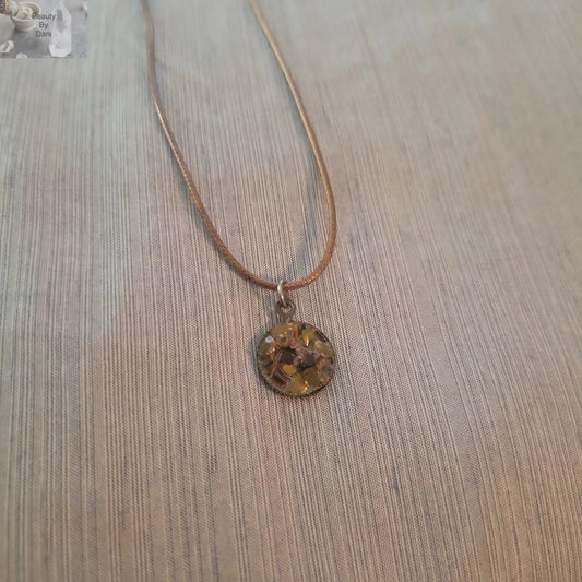 Tiger's Eye Small Pendant Necklace