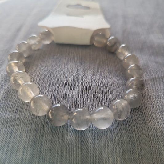 Rutillated Quartz Bracelet - Natural Gemstone Jewelry