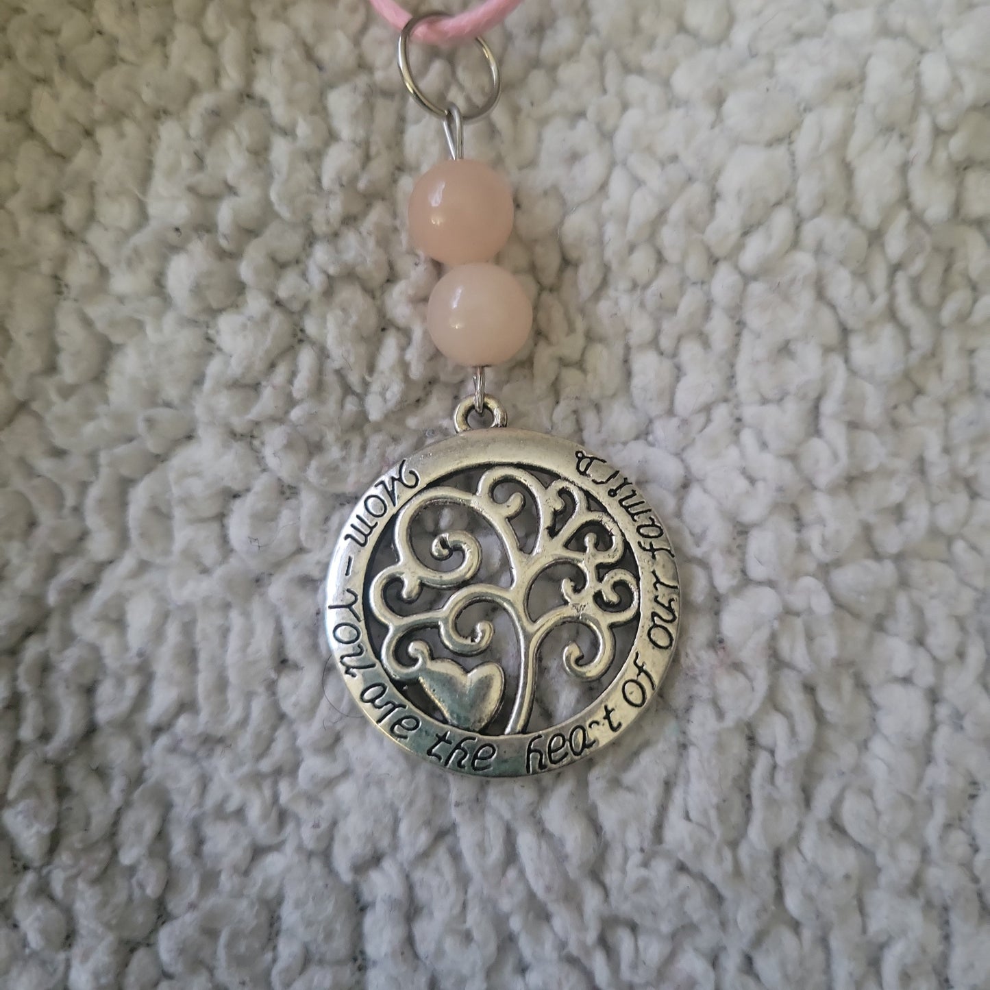 Pink Aventurine Tree Necklace
