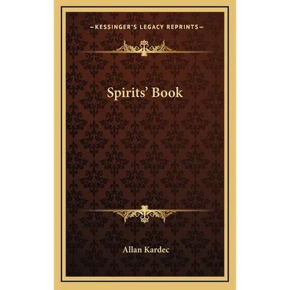 Spirits' Book - Hardcover
