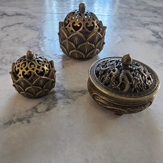 Brass Cone Incense Holder