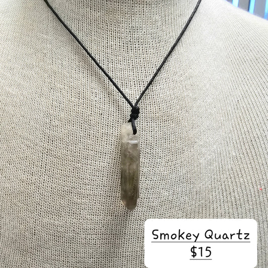 Smokey Quartz Adjustable Necklace