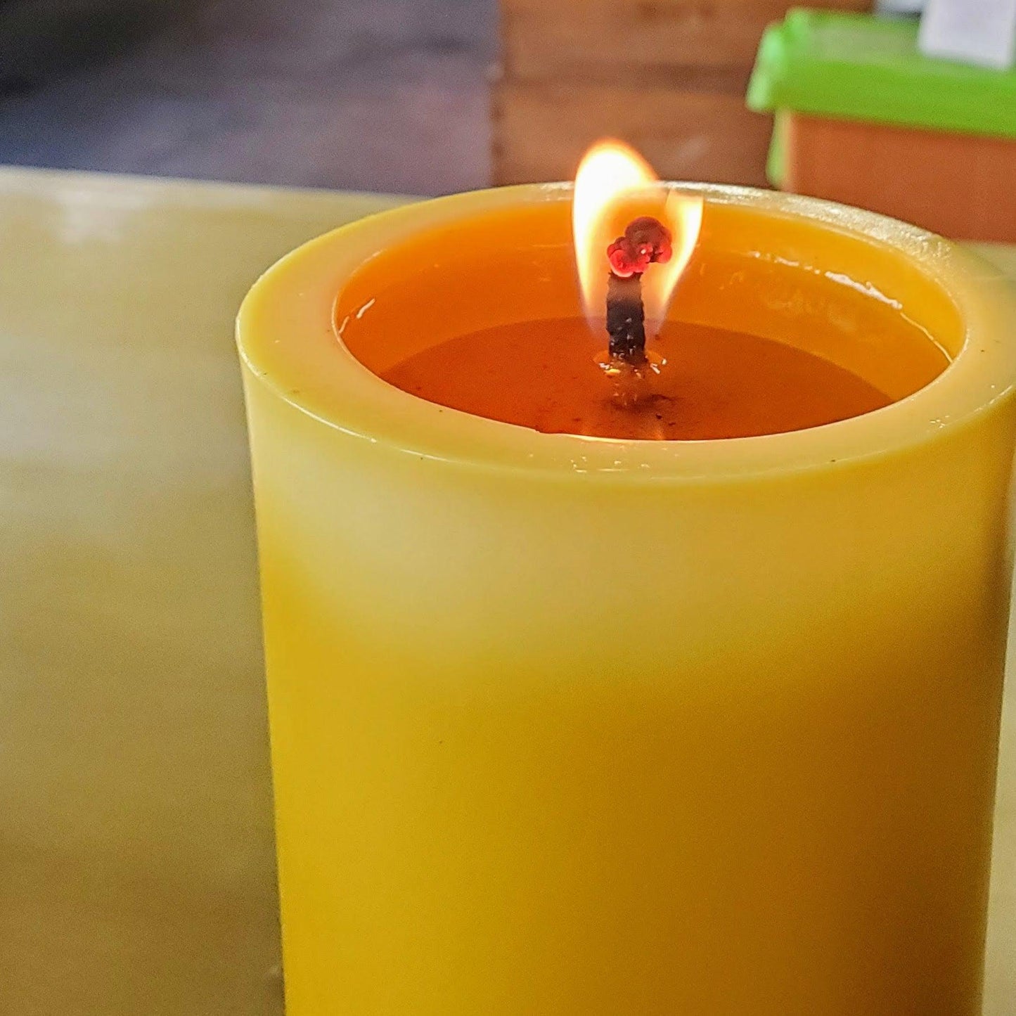 Beeswax Pillar Candles