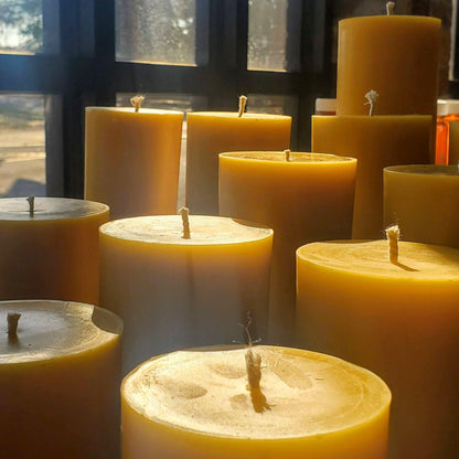 Beeswax Pillar Candles