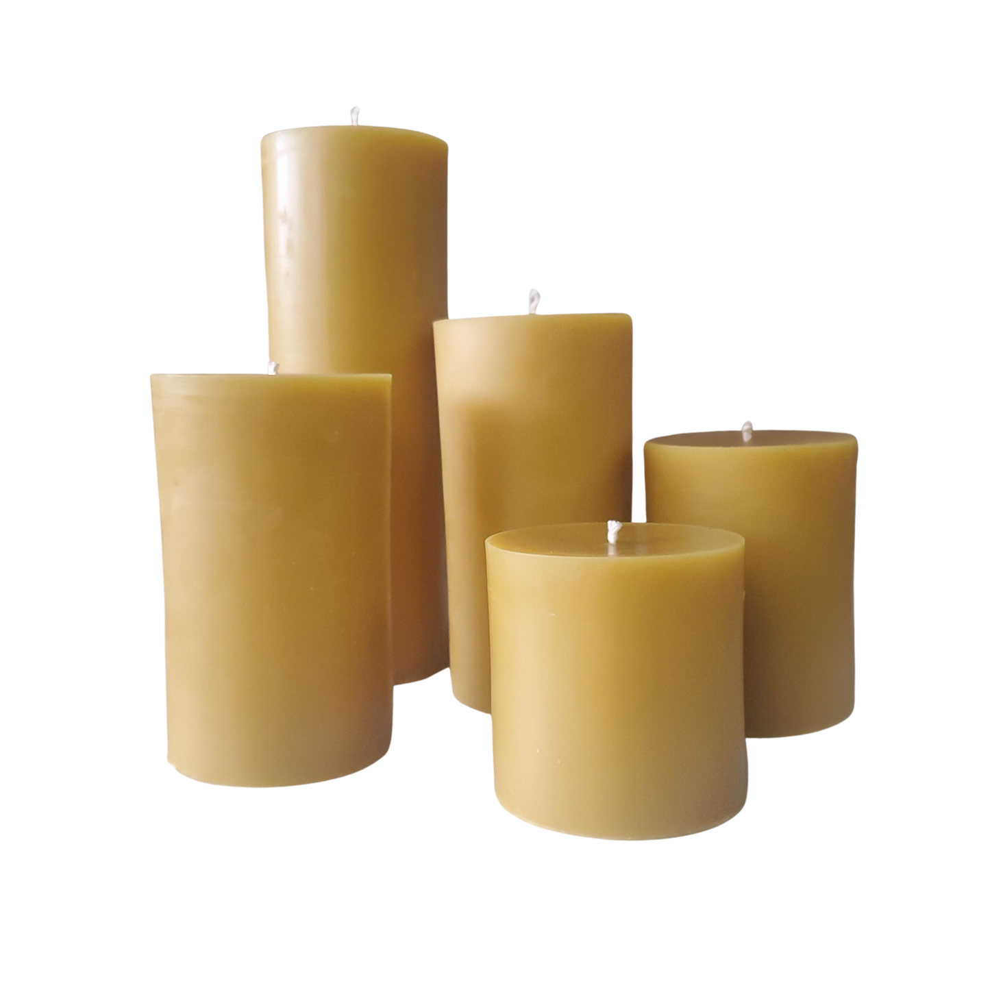 Beeswax Pillar Candles