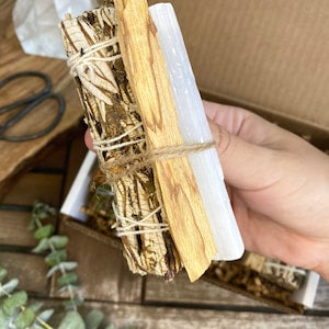 Smudge, Palo Santo, Selenite Wand Bundle