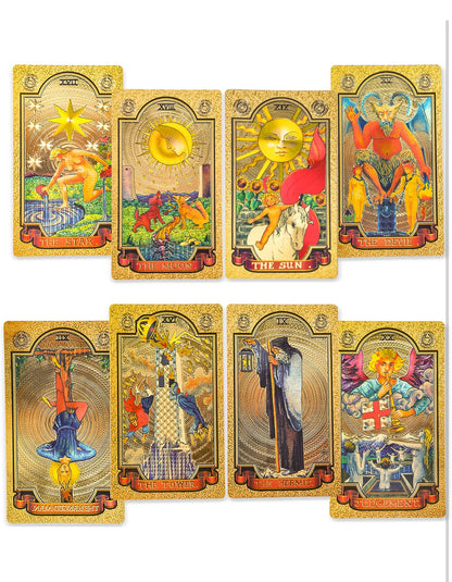 Gold Foil Tarot Deck