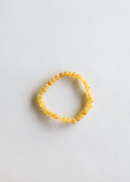 Raw Honey Baltic Amber || Adult Bracelet