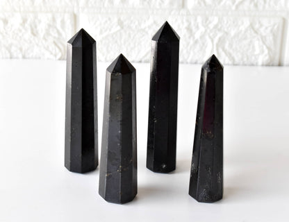 Obelisk | Black Tourmaline | Crystal Tower | Crystal Point