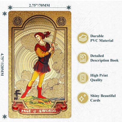 Gold Foil Tarot Deck