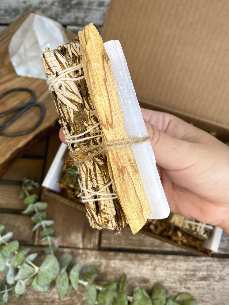 Smudge, Palo Santo, Selenite Wand Bundle