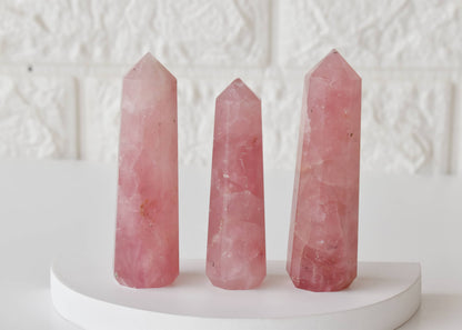 Healing Obelisk| Rose Quartz | Crystal Tower | Crystal Point