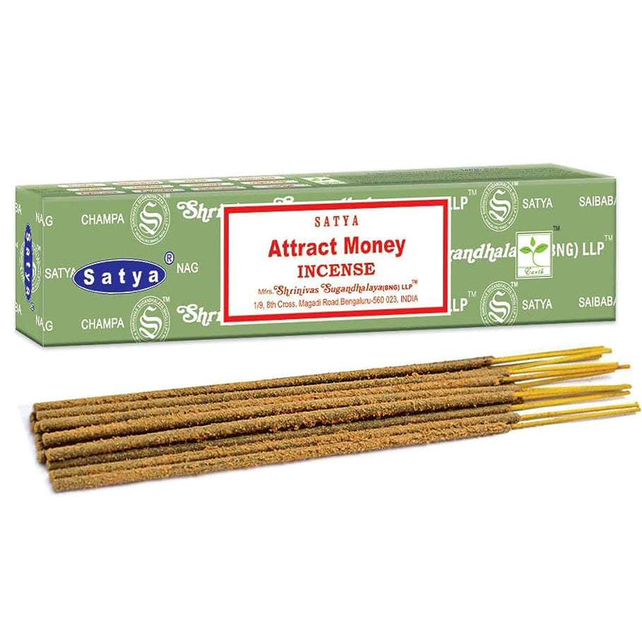 Satya - Various Incense (Love Spell, Dragon’s Magik, Attract Money, Good Luck, Dragon’s Blood, 60’s Patchouli, Nag Champa)