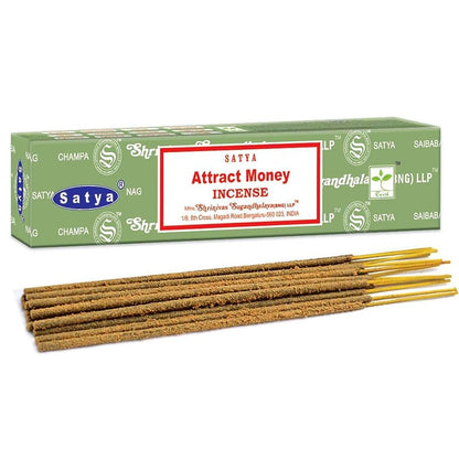 Satya - Various Incense (Love Spell, Dragon’s Magik, Attract Money, Good Luck, Dragon’s Blood, 60’s Patchouli, Nag Champa)