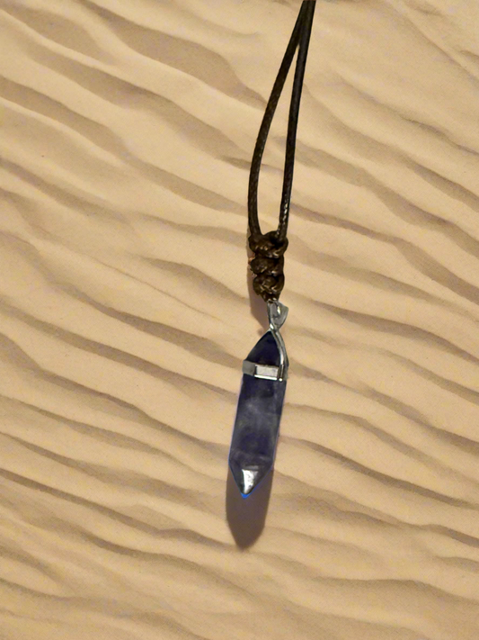 Amethyst Gem Point Necklace