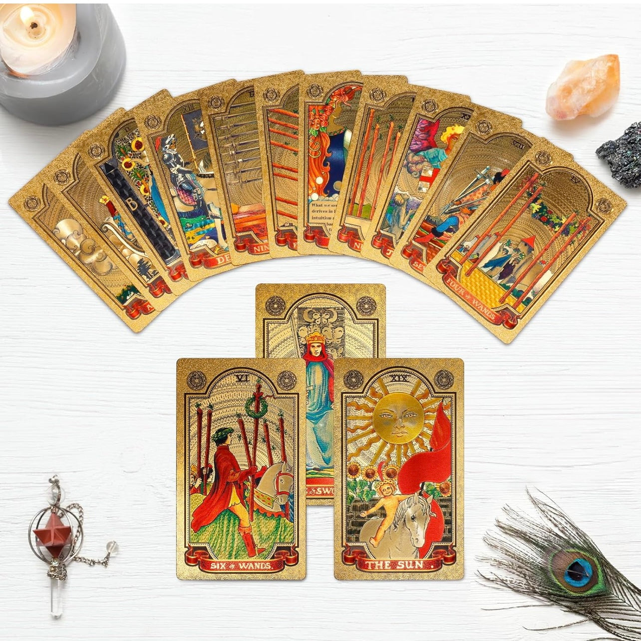 Gold Foil Tarot Deck