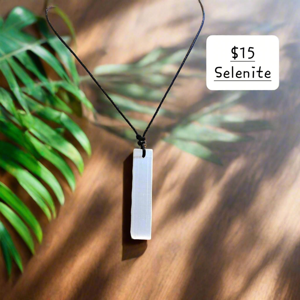 Adjustable Selenite Necklace