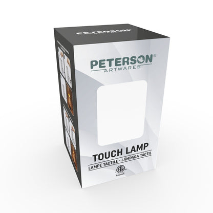 7" touch lamp-Fragrance Wax Melts Warmer -Electric Candle Essential Oil Burner-Metal Silver Dragonfly Table Decor by Peterson Housewares & Artwares