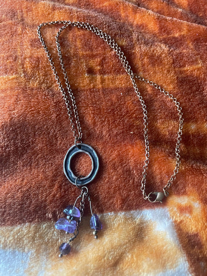 Elegant Amethyst Protection Necklace