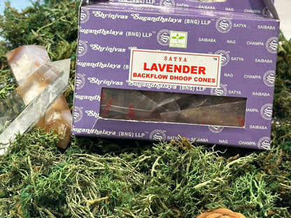 Backflow Incense Cones - Satya