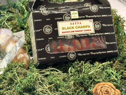 Backflow Incense Cones - Satya