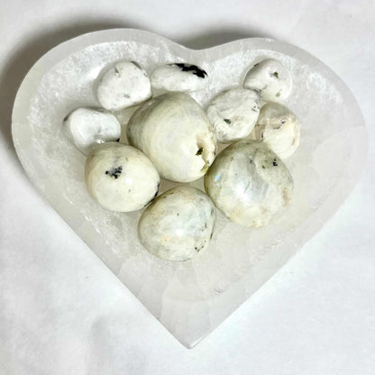 Rainbow Moonstone Tumbled Stone