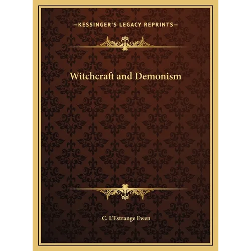 Witchcraft and Demonism
