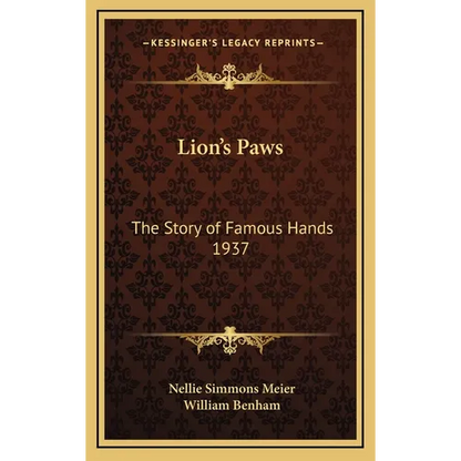 Lion's Paws: The Story of Famous Hands 1937