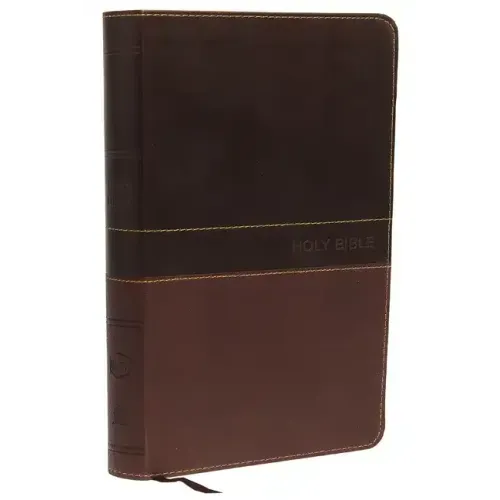 NKJV, Deluxe Gift Bible, Imitation Leather, Tan, Red Letter Edition