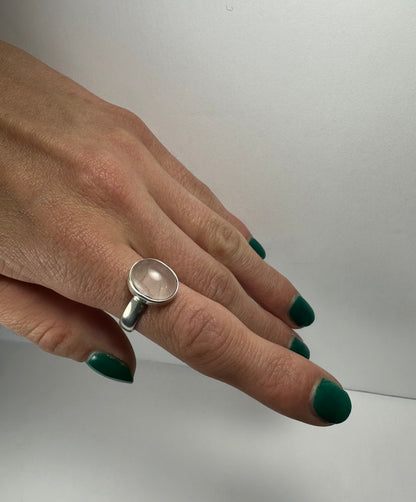 Rose Quartz Ring