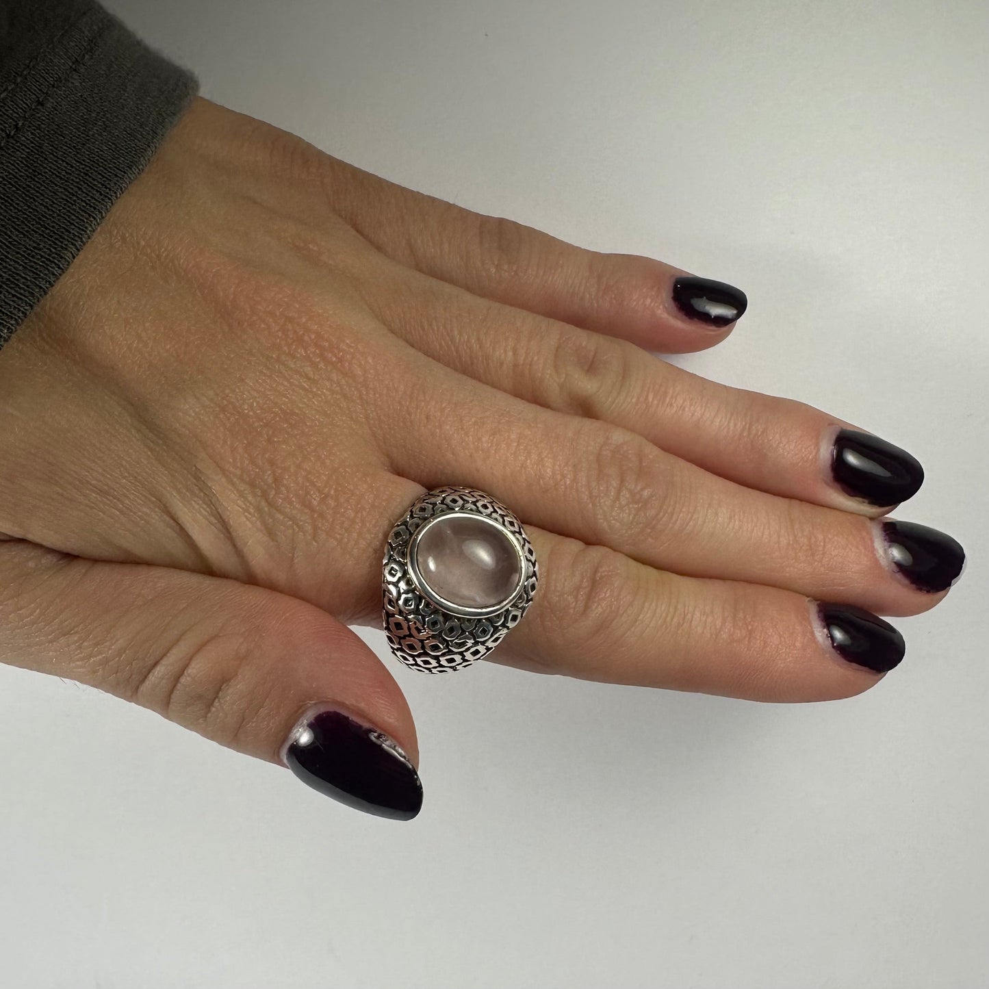 Rose Quartz Ring