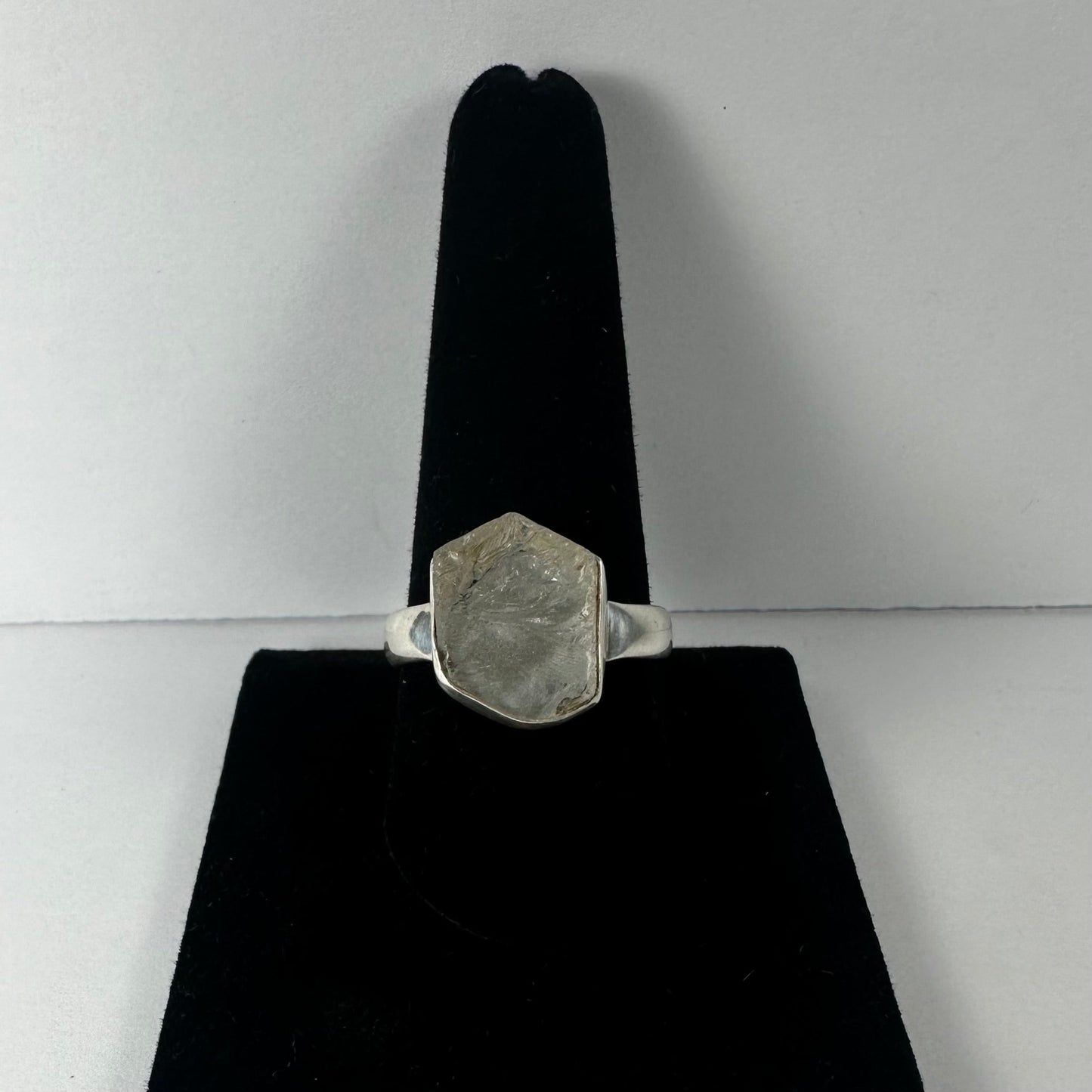 Natural Rough Quartz Ring