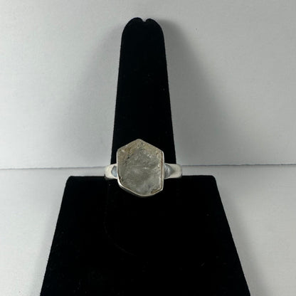 Natural Rough Quartz Ring