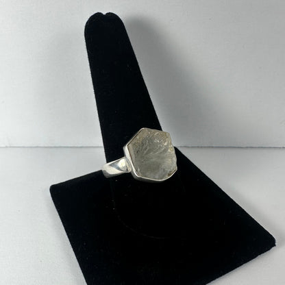 Natural Rough Quartz Ring