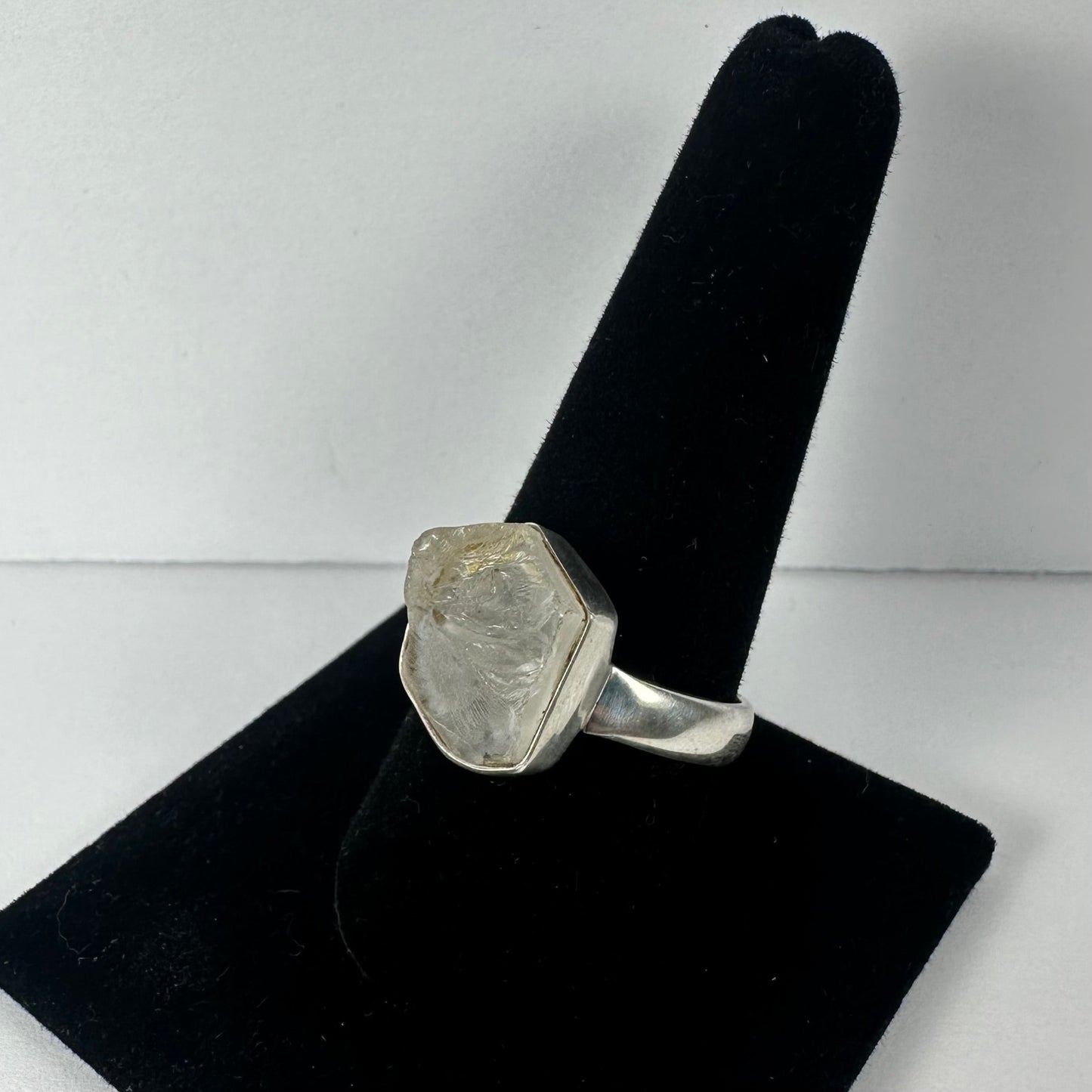 Natural Rough Quartz Ring