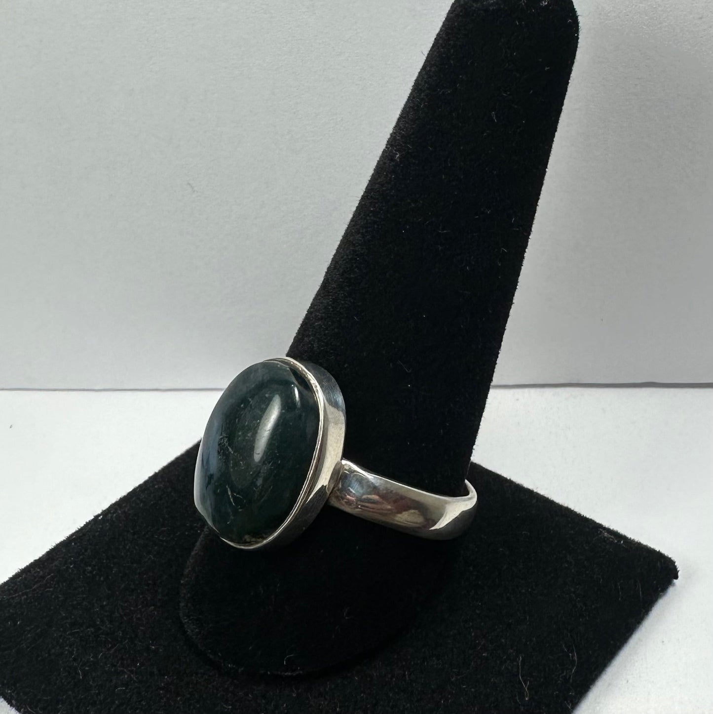 Moss Agate Ring