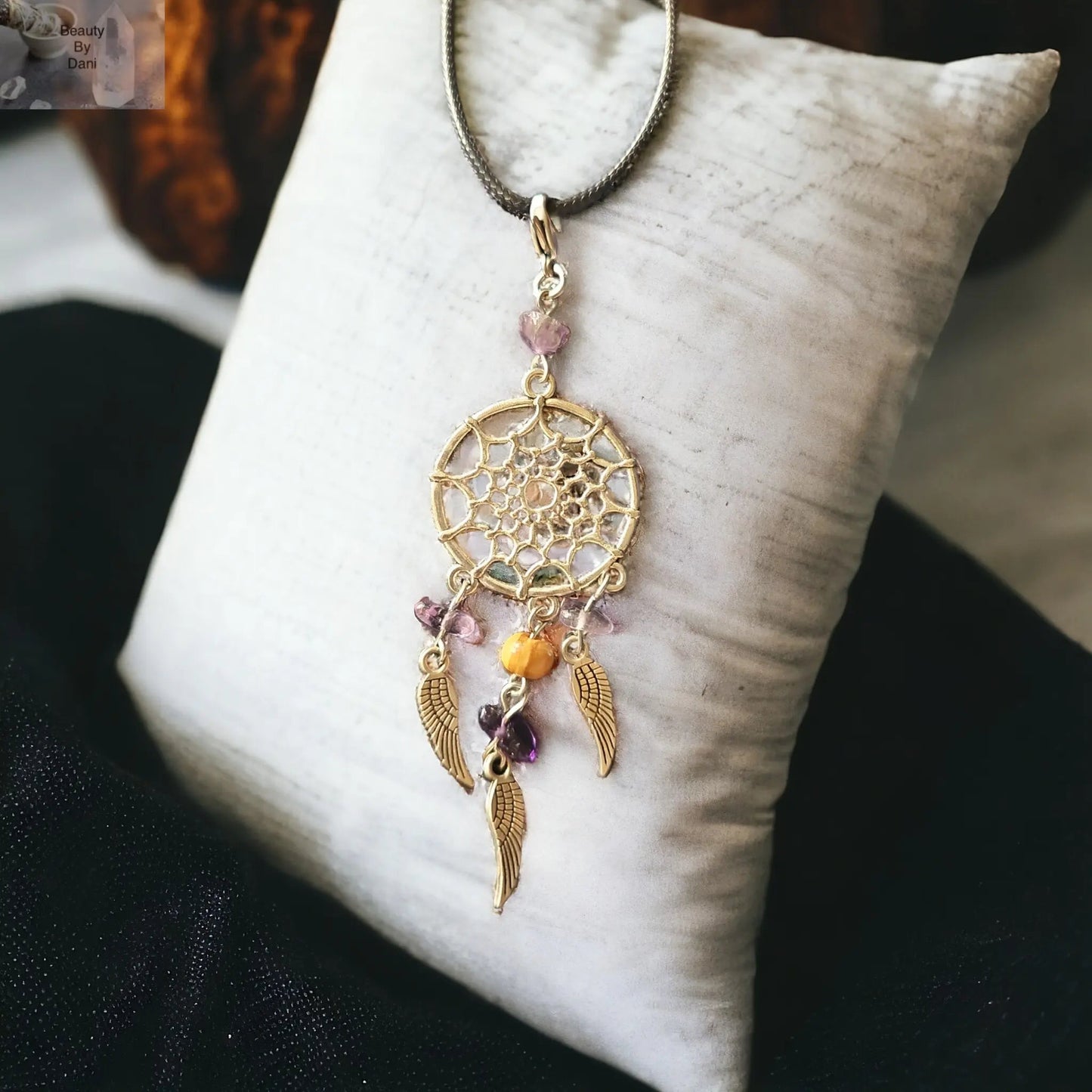 Amethyst Dreamcatcher Necklace