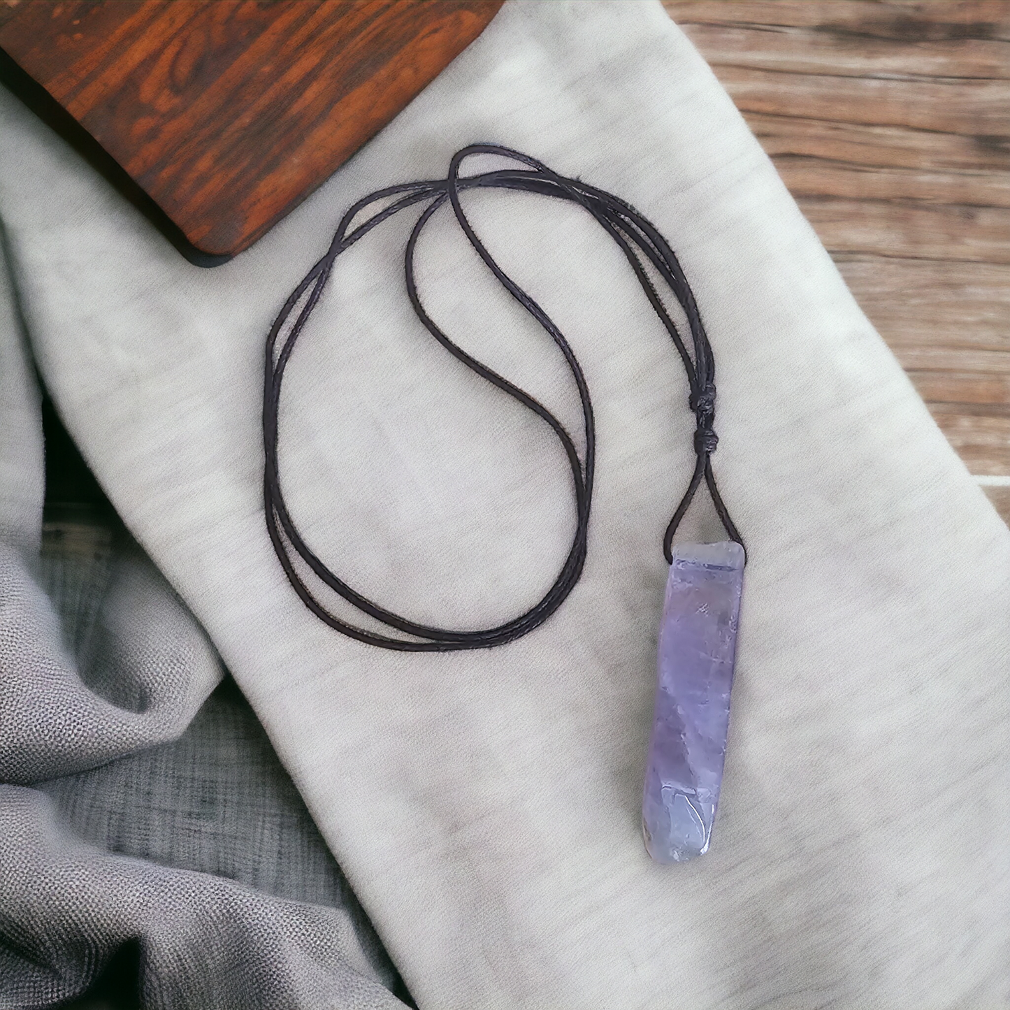 Adjustable Amethyst Necklace