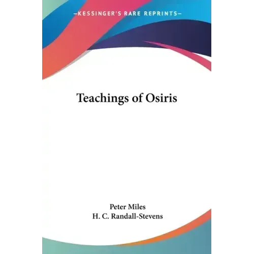 Teachings of Osiris