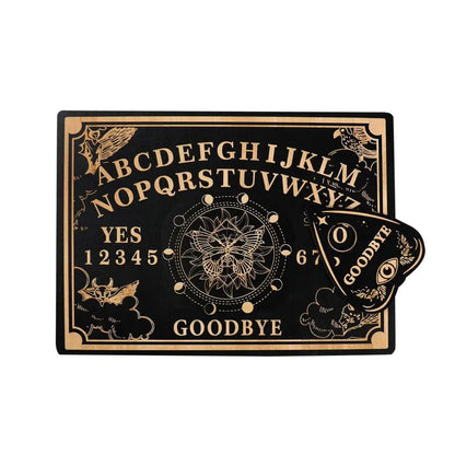 12 Inch Ouija Board Wooden Divination Pendulum Board Engraved Magics Board Witch Sun Pendulum Board Kit Wiccan Altar Supplies