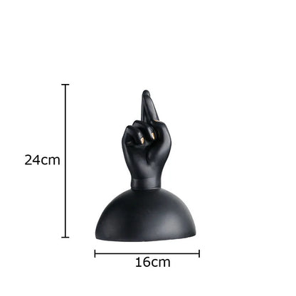 DecorBites™ Hand & Foot Statue Artwork: Abstract Sculpture Ornaments for Room Decor