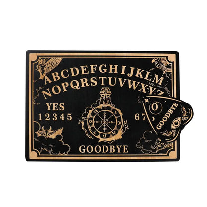 12 Inch Ouija Board Wooden Divination Pendulum Board Engraved Magics Board Witch Sun Pendulum Board Kit Wiccan Altar Supplies