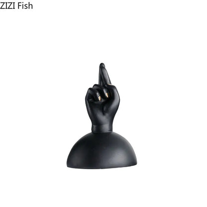 DecorBites™ Hand & Foot Statue Artwork: Abstract Sculpture Ornaments for Room Decor